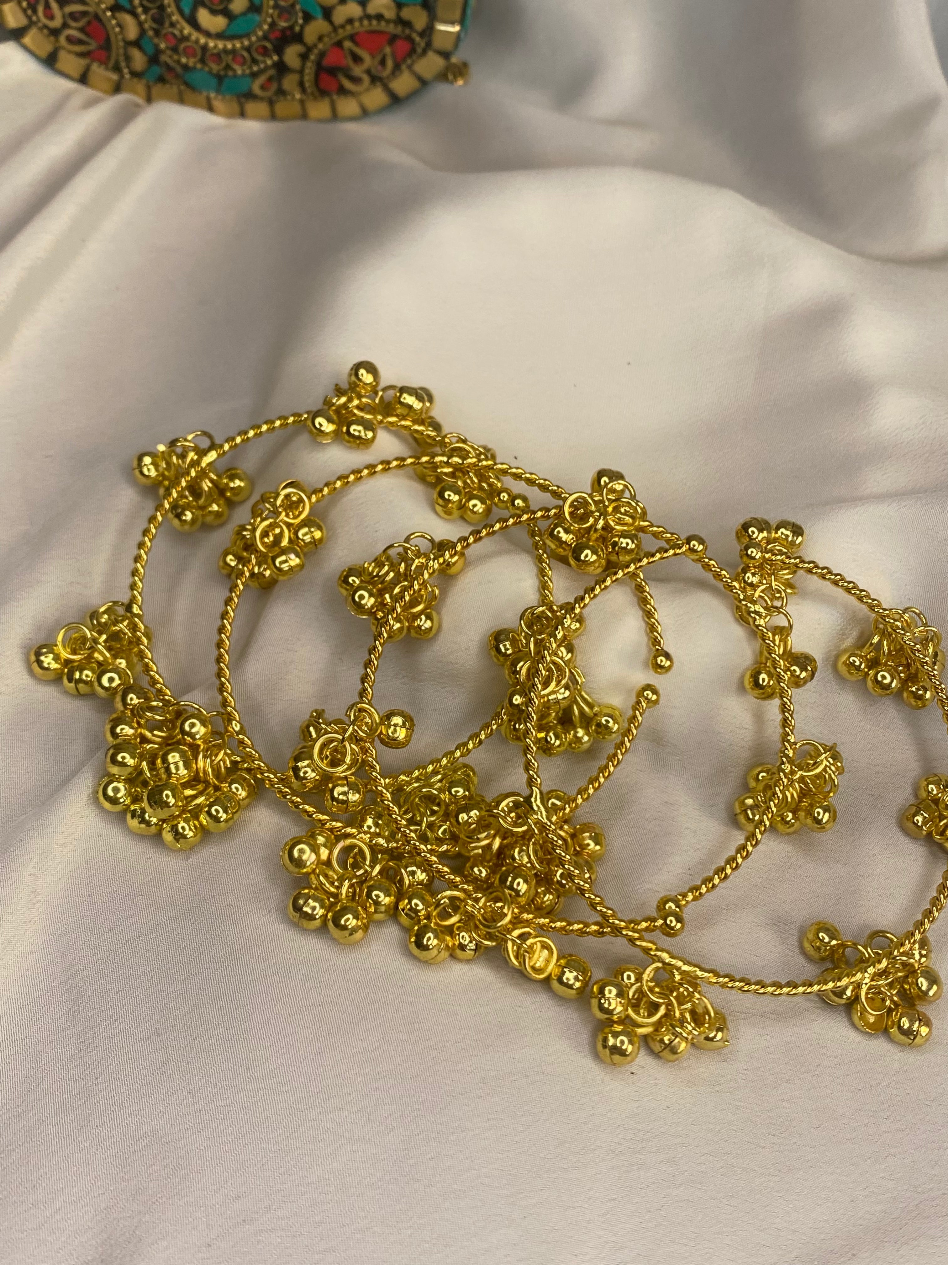 ghungroo twisted 4 bangles