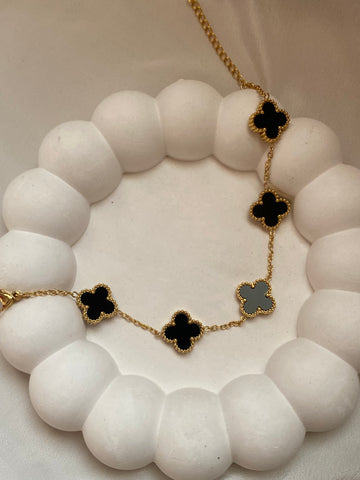 Black clover bracelet