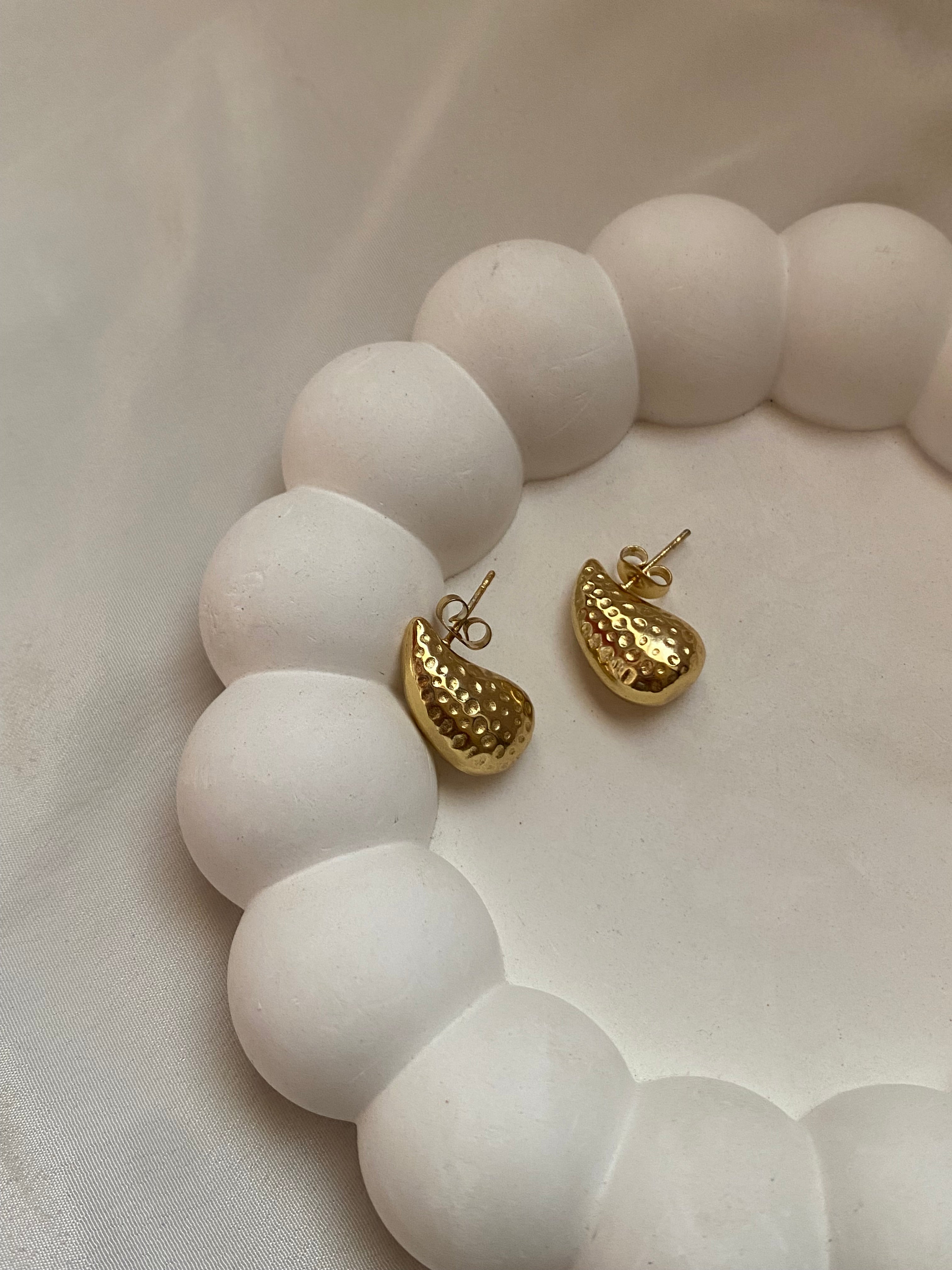 Drop Texture earring