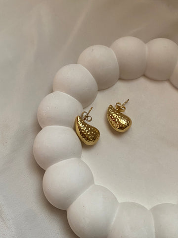 Drop Texture earring